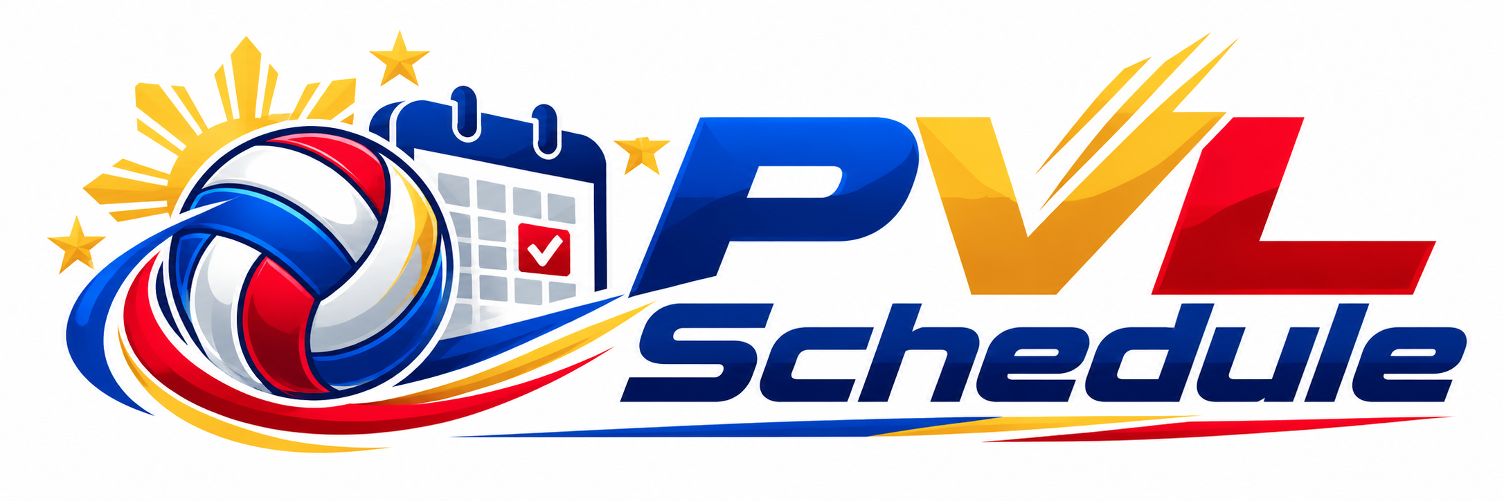 PVL Schedule Volleyball Logo